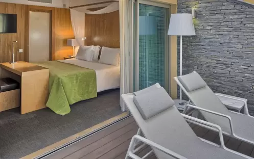 Bedroom view from garden