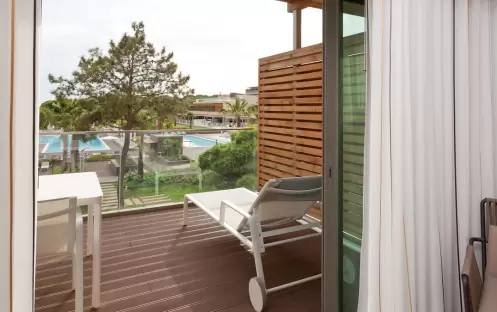 Pool view from balcony