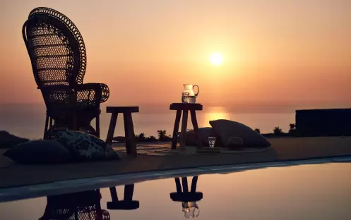Ilios Pool Villa with Sunset & Sea View