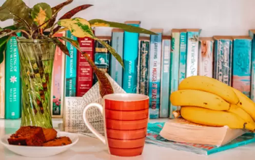 Coffee Shop & Library