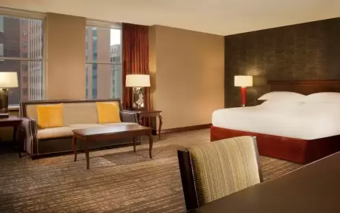 1 King Bed Deluxe Corner Room - Sofa Bed