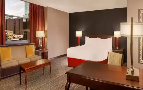 1 King Bed Deluxe Corner Room - Sofa Bed