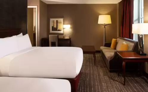 2 Standard Doubles With Sofa Bed