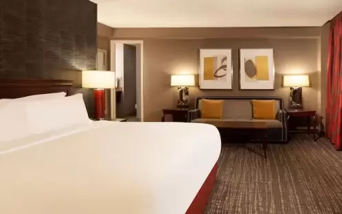 1 Standard King Bed with Sofa Bed