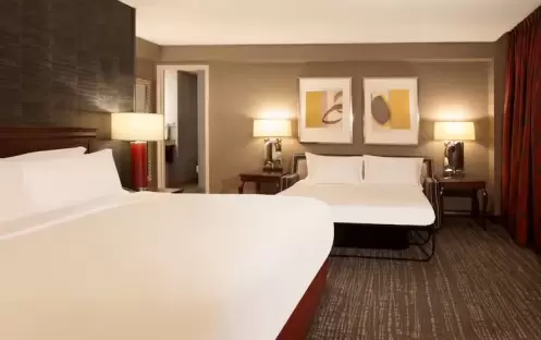 1 Standard King Bed with Sofa Bed