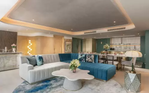 The Penthouse Two Bedroom Suite, Living Room