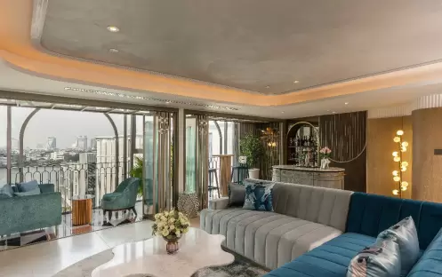 The Penthouse Two Bedroom Suite, Living Area