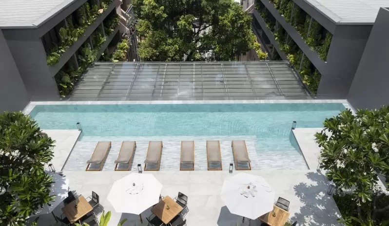 Ad Lib Hotel Bangkok, Pool Aerial