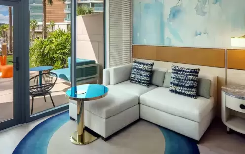 Poolside 1 King Bed Guestroom With Patio, Seating Area Poolside 1 King Bed Guestroom With Patio, Seating Area