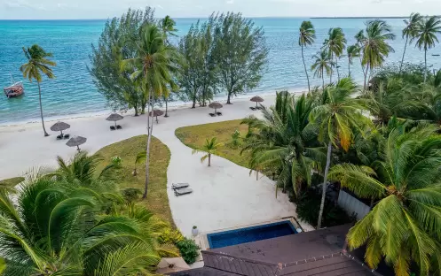 TRZ_Accommodation_Prestige_Oceanfront_Pool_Villa_Exterior_Drone_17062