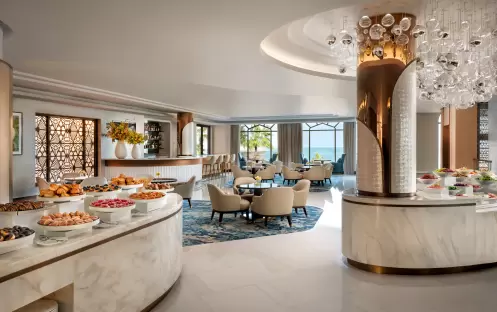 Atlantis the palm - Imperial Club King Ocean Room_Afternoon Tea Spread